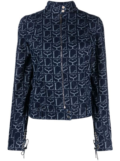 Jacket with logo LUDOVIC DE SAINT SERNIN | JK001UDEN002INDIGO